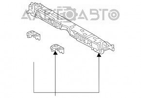 Bara de sus a televizorului Toyota Highlander 20- OEM nou original