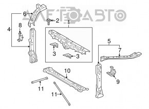 Suport TV superior Toyota Camry v70 18 - nou original OEM