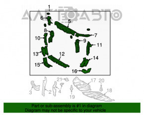 Televizor radiator Toyota Solara 2.4 04-08 cu grila de protectie