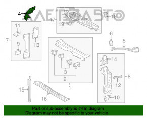 Bara dreapta a televizorului Toyota Prius 50 16- este noua, originala OEM.