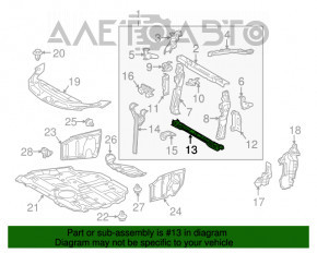 Bara de jos a televizorului Toyota Prius 30 10-15 plus 2 verticale.