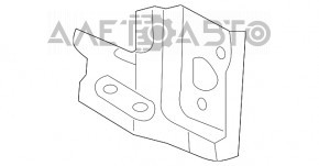 Suport TV lateral jos stânga Lexus GX470 03-09 nou original OEM