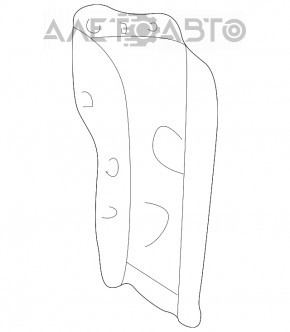 Suport TV lateral sus dreapta Lexus GX470 03-09 nou original OEM