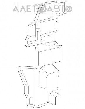 Deflector radiator stânga Toyota Avalon 13-15 3.5