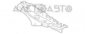 Capota de plastic pentru blocarea capotei Lexus RX300 RX330 RX350 RX400h 04-09