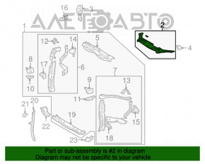 Накладка телевизора Toyota Highlander 08-10 новый OEM оригинал