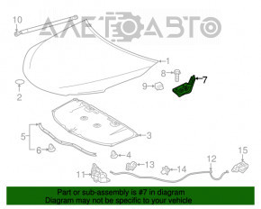 Петля капота правая Toyota Camry v55 15-17 usa