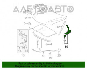 Bucla capotei dreapta Toyota Camry v40