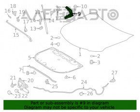 Петля капота левая Toyota Camry v70 18-24 OEM