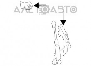 Амортизатор капота Lexus RX300 RX330 RX350 RX400h 04-09