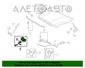 Capota de la Toyota Sequoia 08-16