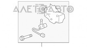 Замок капота Lexus RX300 RX330 RX350 RX400h 04-09