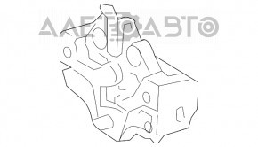 Замок капота Lexus RX350 RX450h 10-15 новый OEM оригинал