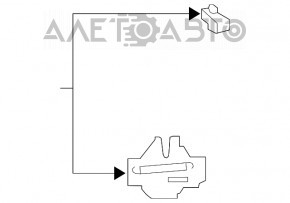 Замок капота Lexus LS460 LS600h 07-12