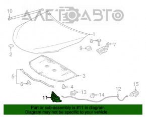 Замок капота Toyota Camry v55 15-17 usa новый OEM оригинал