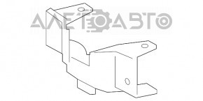 Capota de blocare a capotei Lexus RX350 RX450h 16-22 nouă originală OEM