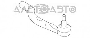 Capăt direcție dreapta Honda Insight 19-22 nou original OEM