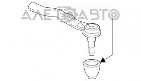 Наконечник рулевой тяги правый Acura MDX 14-20 новый OEM оригинал