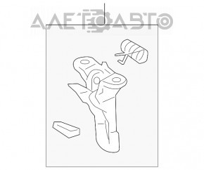 Maneta de deschidere a capotei pentru Lexus RX350 RX450h 10-15, nou, original OEM.