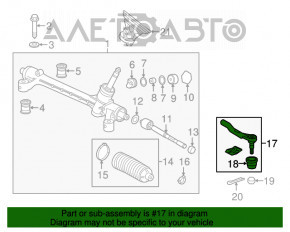 Cap de bara stânga Honda HR-V 16-22