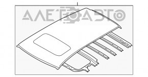 Acoperiș metalic pentru Subaru B10 Tribeca