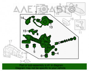Рейка рулевая ЭУР Honda CRV 12-14