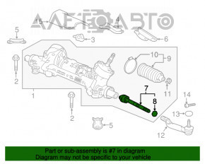 Bară de direcție dreapta Honda Accord 18-22