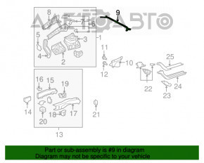 Распорка передних стаканов Lexus ES350 07-12