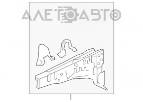 Partea din față dreapta a un sfert de Lexus NX200t NX300 NX300h 15-21