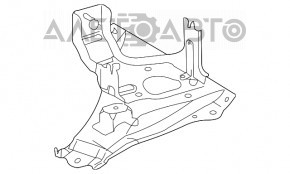 Кронштейн ABS АБС Toyota Prius 20 04-09