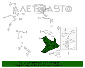 Кронштейн ABS АБС Toyota Prius 20 04-09