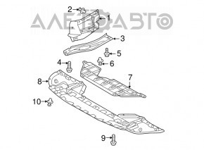 Protecția arcului lateral stânga Mitsubishi Outlander 14-21, nou, original OEM