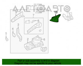 Protecția motorului, arc lateral stânga Toyota Camry v30.