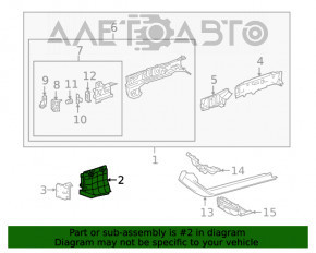 Protecția arcului lateral stânga Toyota Camry v70 18- nou original