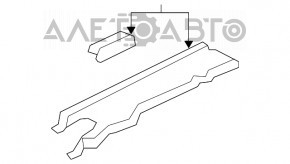 Capacul motorului stânga Lexus ES350 07-12