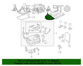 Накладка моторного отсека передняя левая Lexus RX400h 06-09