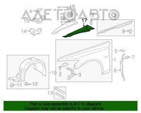 Capota subcapotă stânga Lexus LS460 07-12