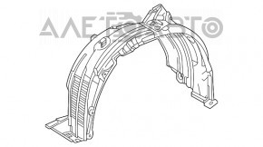 Captuseala aripa dreapta fata Toyota Highlander 20 - nou original OEM