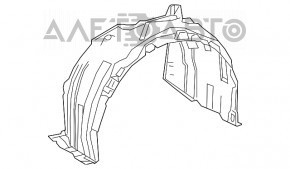 Bara de protecție față dreapta Toyota Camry v70 18- LE nouă OEM originală