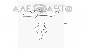 Garnitura stergator parbriz stanga Lexus CT200h 11-17