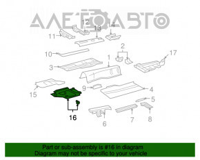 Protecție de fund frontală dreapta pentru Lexus LS460 07-12