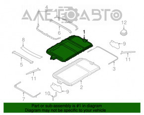 Люк в сборе BMW X5 E70 07-13 панорама