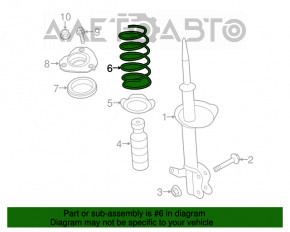 Arcul de suspensie frontal stânga Nissan Maxima A36 16-