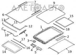 Garnitura panoramica pentru BMW X3 G01 18-21