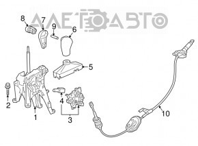 Трос коробки передач Honda HR-V 16-22