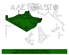 Подрамник передний Infiniti JX35 QX60 13- FWD