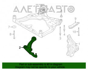 Maneta inferioară din față dreapta Nissan Pathfinder 13-20