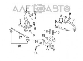 Maneta inferioara dreapta fata Nissan Rogue 07-12 nou original OEM