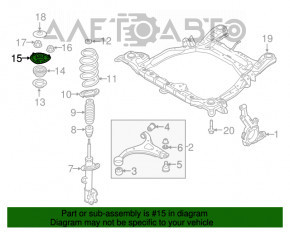 Suport amortizor față dreapta Kia Sorento 10-15 nou OEM original