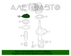 Suport amortizor față stânga Hyundai Sonata 11-15 nou OEM original